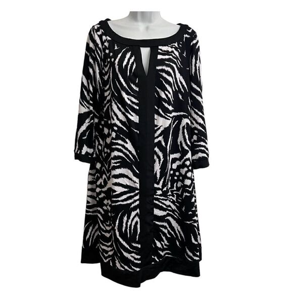 I.N.C. International Concepts Dress XL black white - Picture 1 of 12